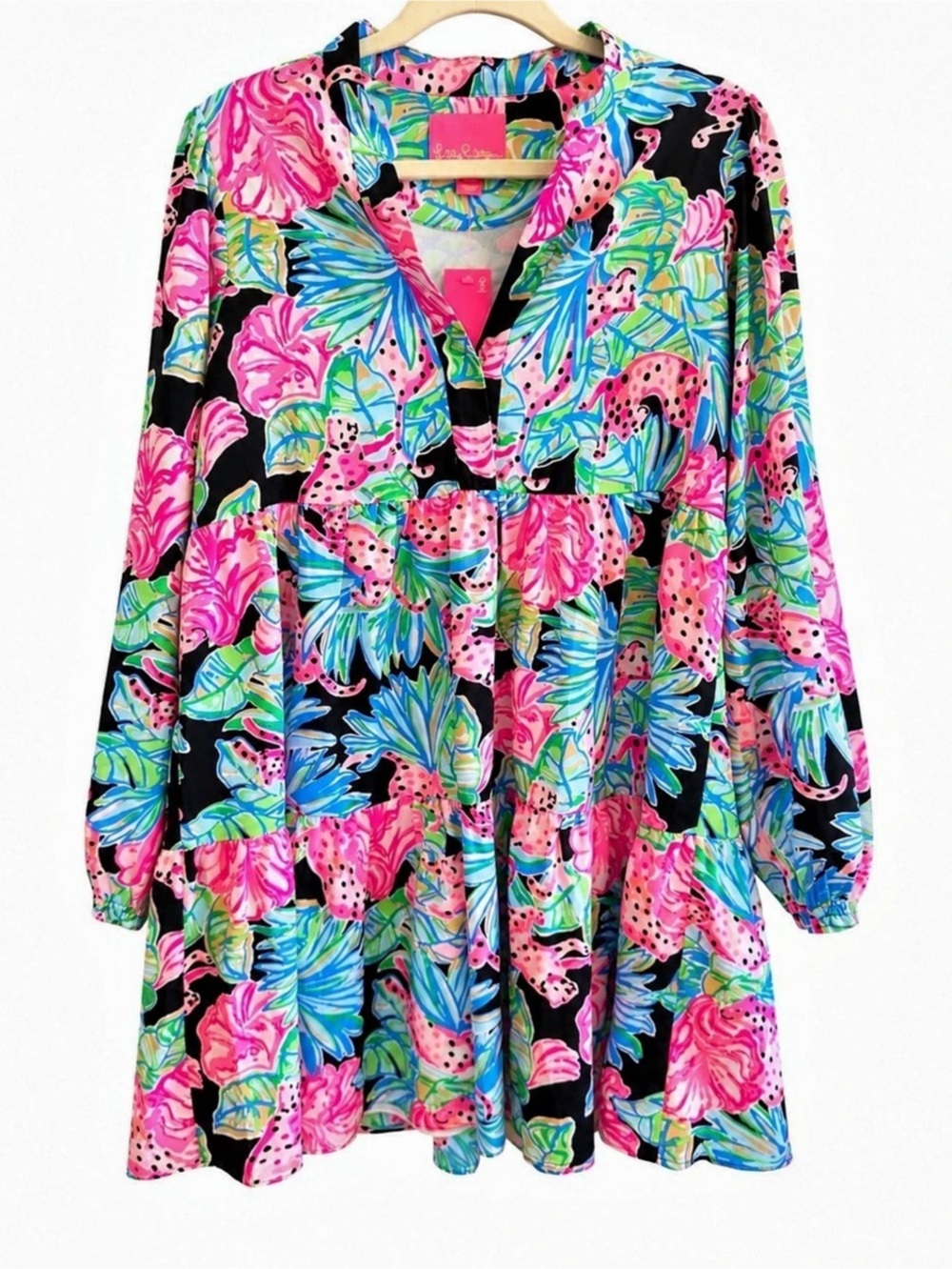 Lilly Pulitzer Floral dress in Multicolor Size Medium NWT